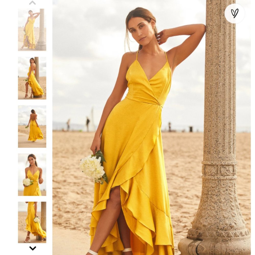Marigold Lulus Dress